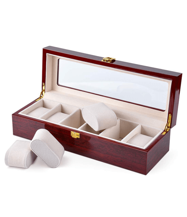 6-Slot Wristwatch Box