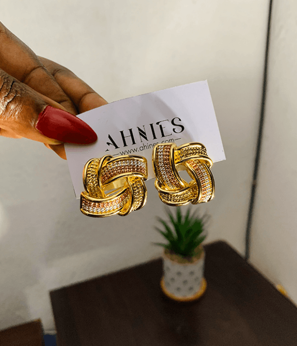 3-Tone-Square-Earrings