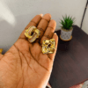 3-Tone-Square-Earrings