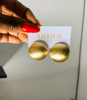 Flat Lightweight Gold earrings