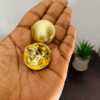 Flat Lightweight Gold earrings