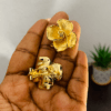 Flowery Gold Earrings
