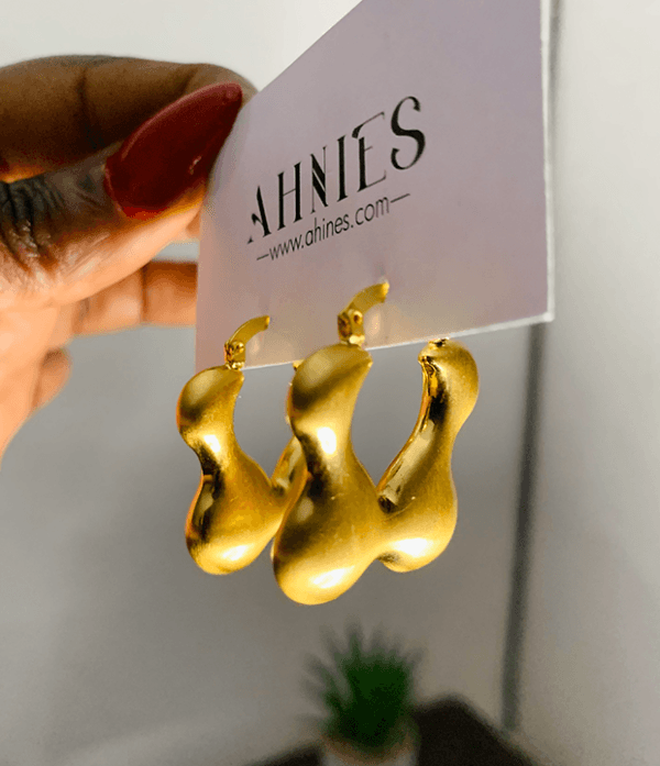 Gold Hoops Earring