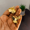 Open Flowery Gold Earrings