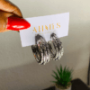 Open end Huggies gold_silver earrings
