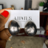 Solid silver earrings