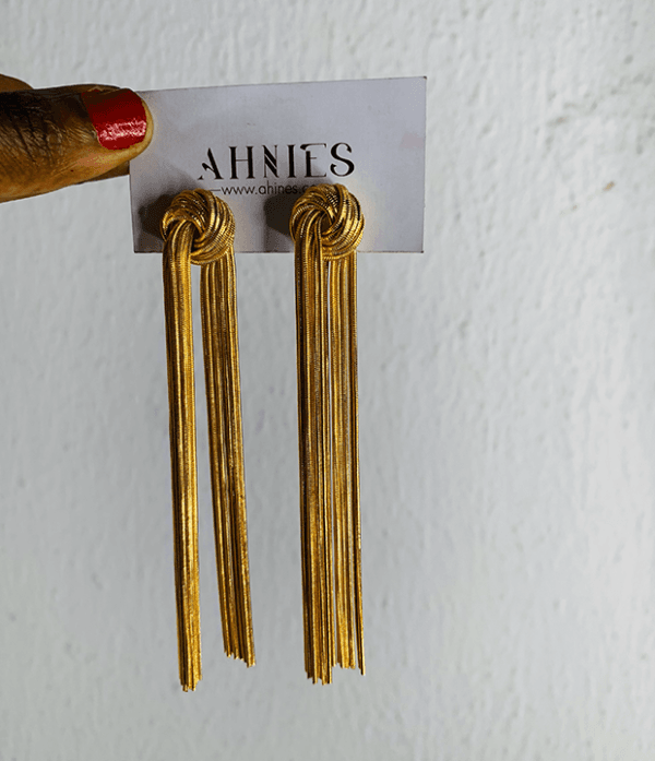 Lightweight gold & silver earrings 