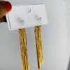 Lightweight gold & silver earrings 