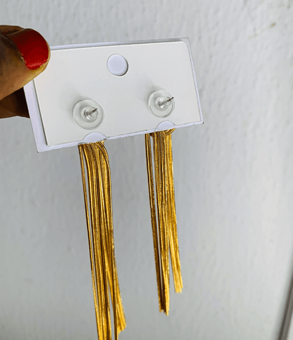 Lightweight gold & silver earrings 