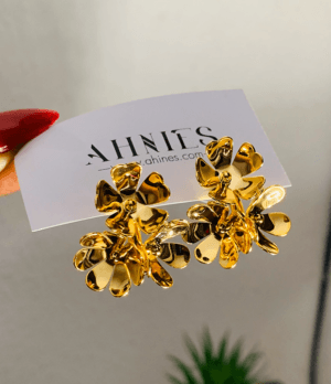 Petals Gold Earring