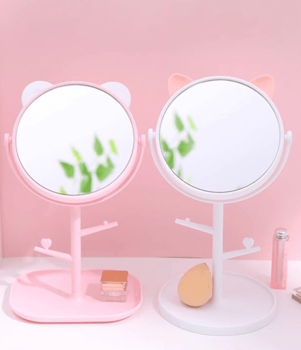Table Top Mirror and Jewelry Holder