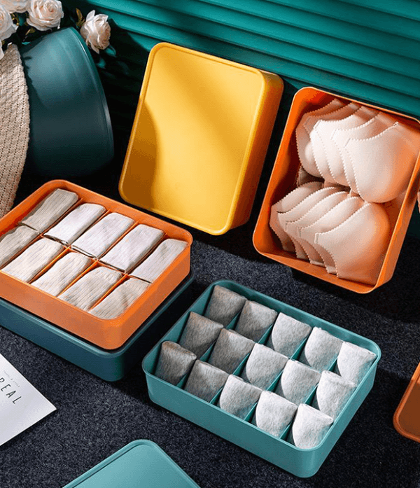 Orange storage container