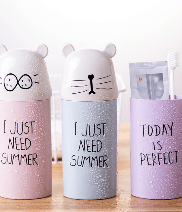 Toothbrush container
